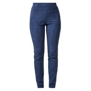 NEW Max Mara Leisure Women's Blue Brera Faux Suede Pants Size Small